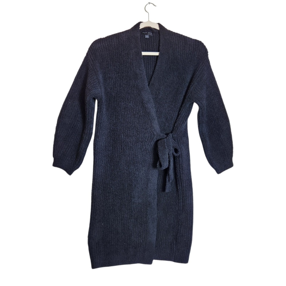 Barefoot Dreams CozyChic Wrap Cardigan Dark Gray Size M